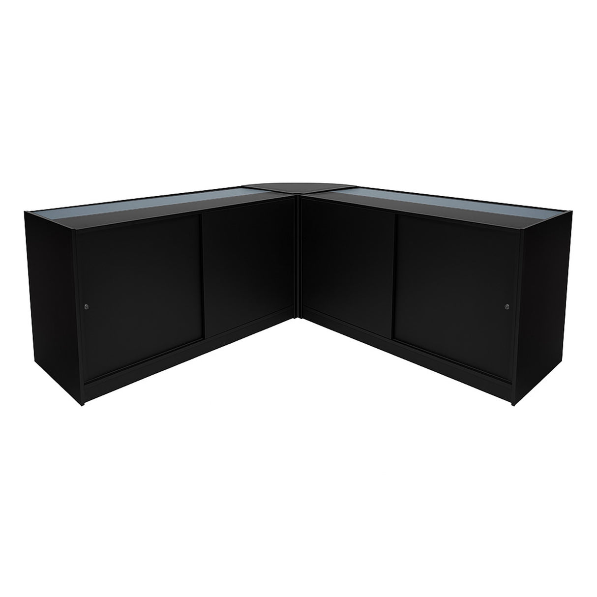 Theseus LED Shop Counter Set LM60 & 2 x B1500 - Black