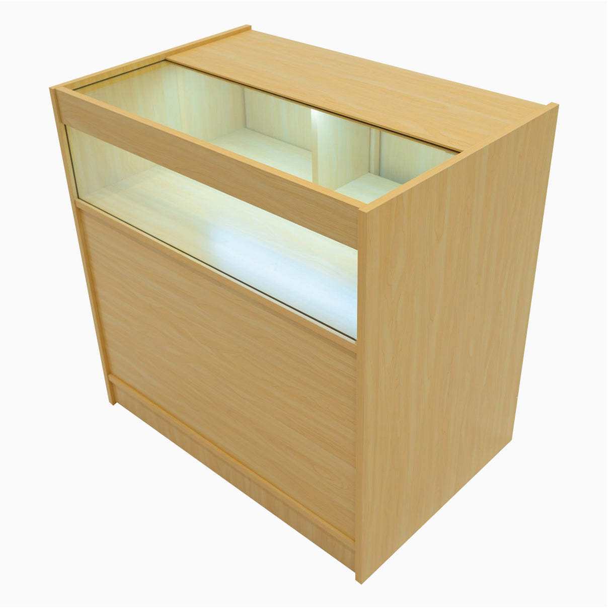 Iris LED Shop Counter Set CM60 & 2 x B900 - Maple