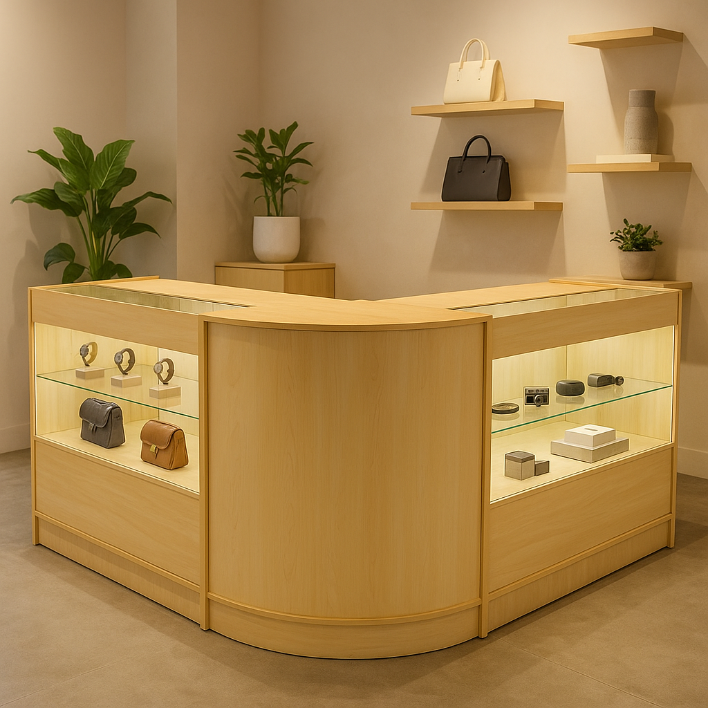 Selene LED Shop Counter Set CM60 & 2 x C900 - Maple