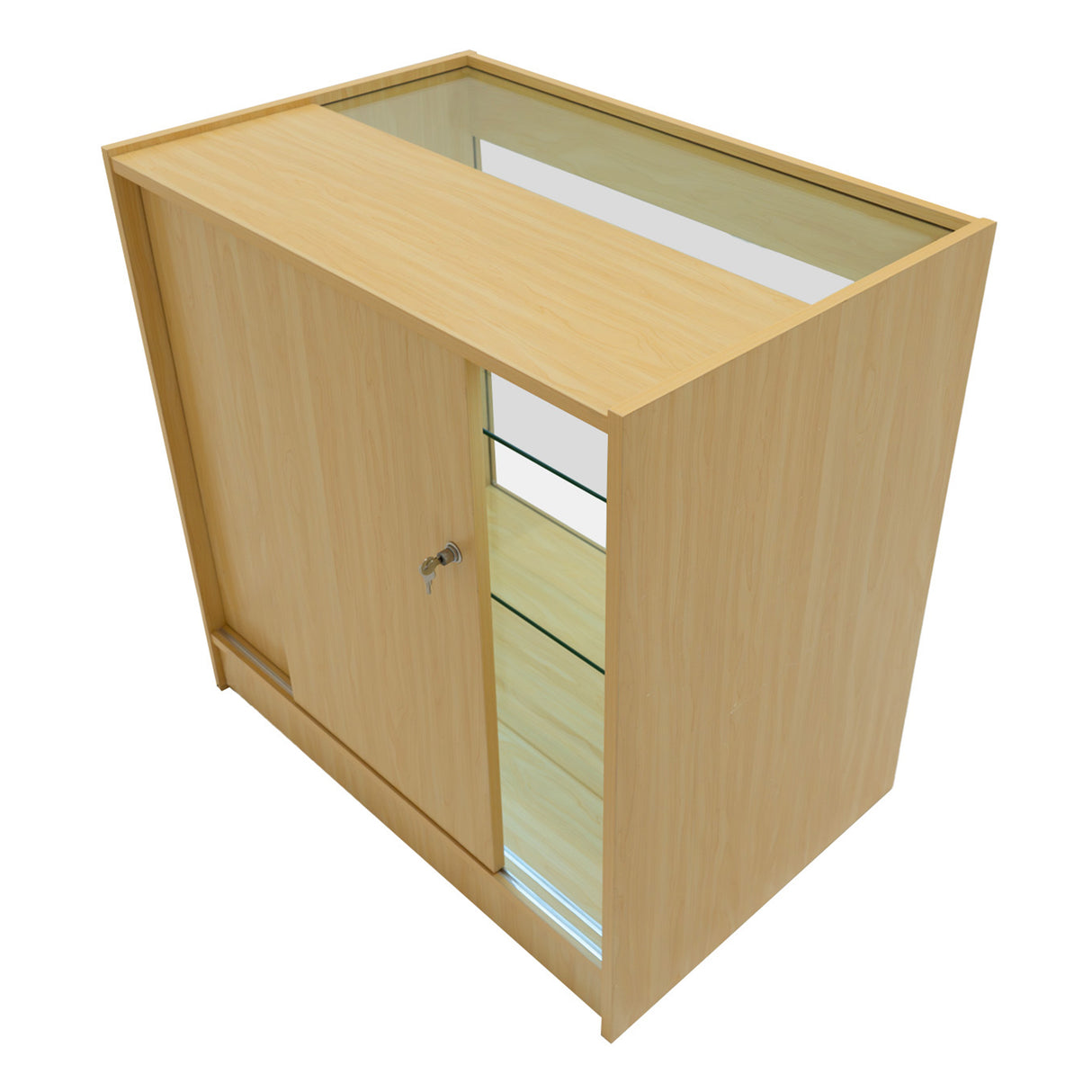 Harmonia LED Shop Counter Set B900, C900 & LM60 - Maple