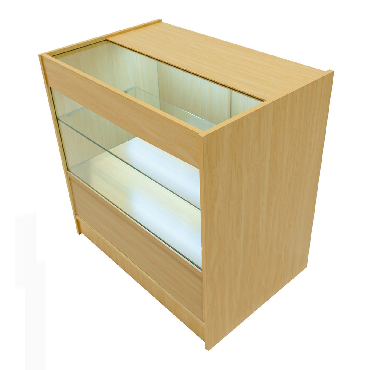 Harmonia LED Shop Counter Set B900, C900 & LM60 - Maple