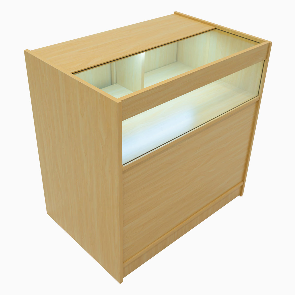 Demeter LED Shop Counter Set K900, B900 & LM60 - Maple