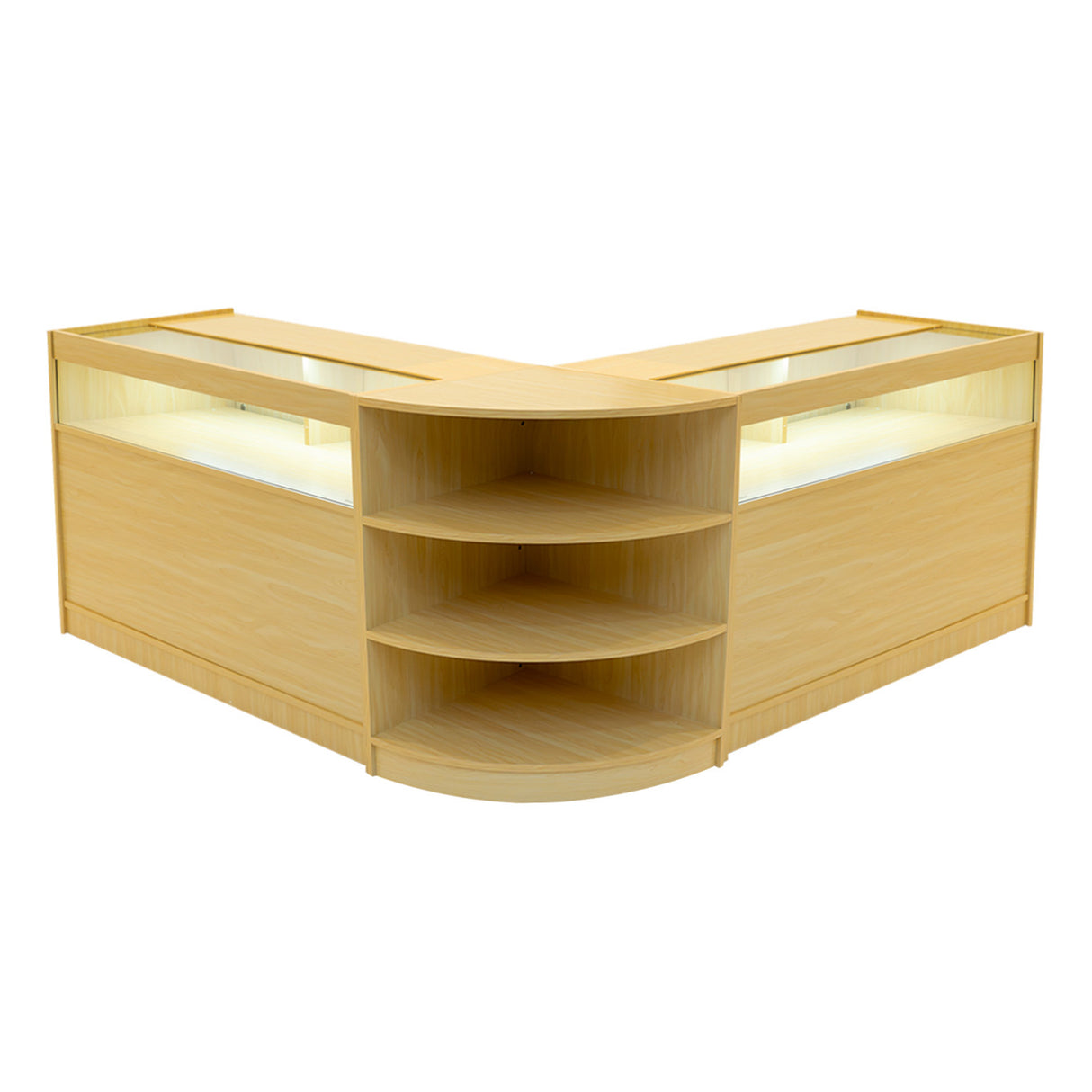Theseus LED Shop Counter Set LM60 & 2 x B1200 - Maple
