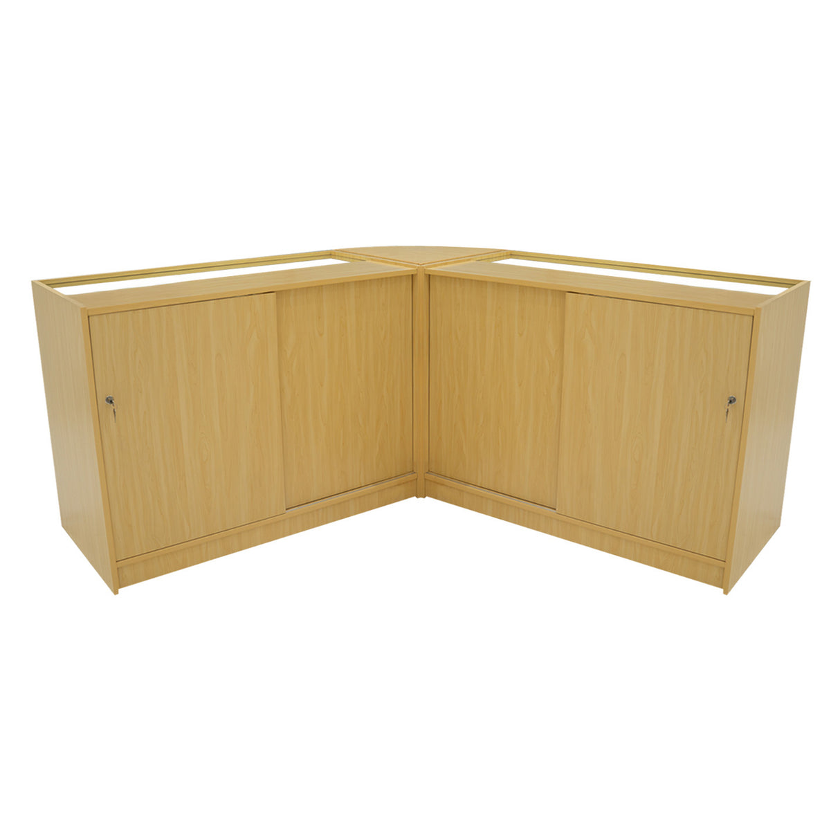 Demeter LED Shop Counter Set K1200, B1200 & LM60 - Maple