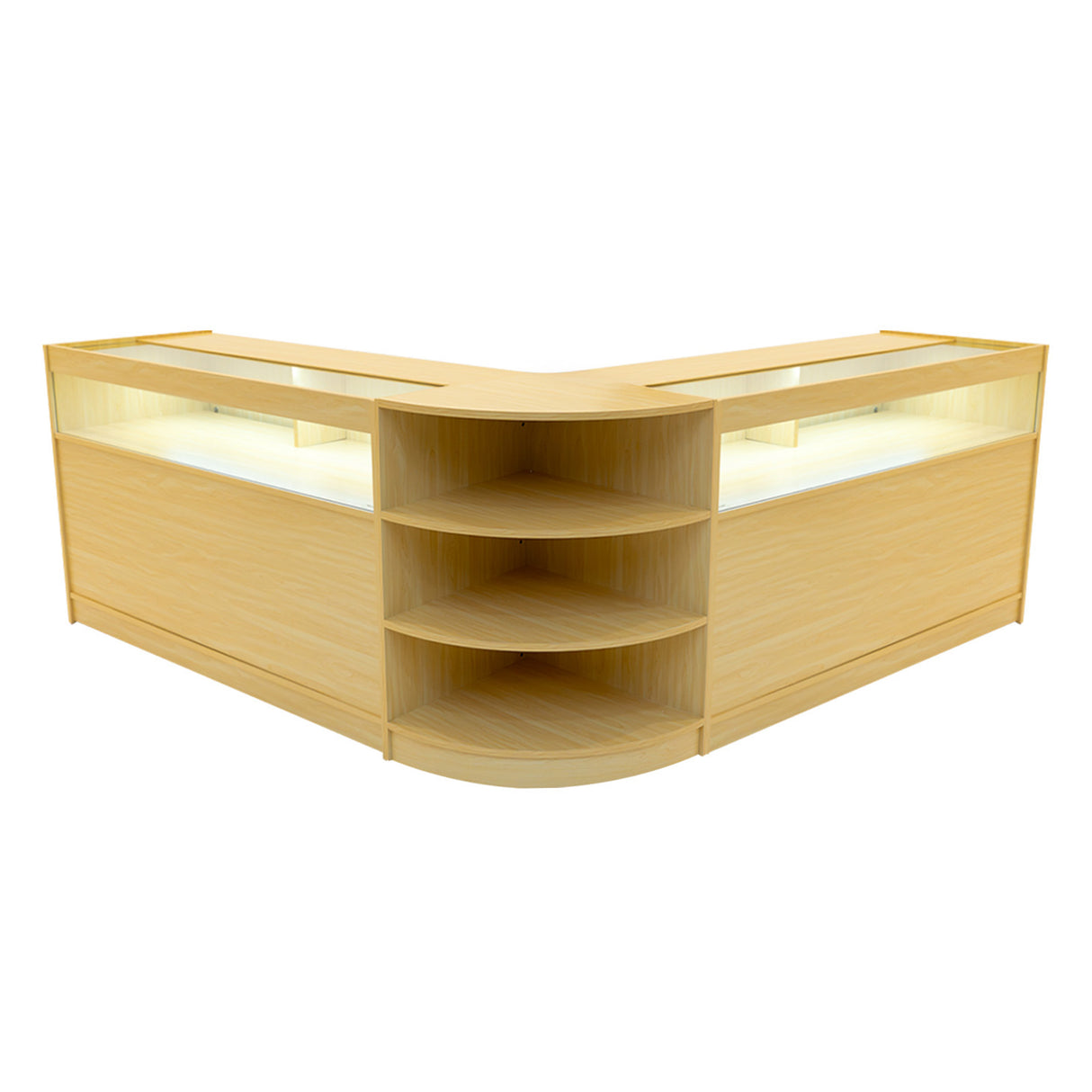 Theseus LED Shop Counter Set LM60 & 2 x B1500 - Maple
