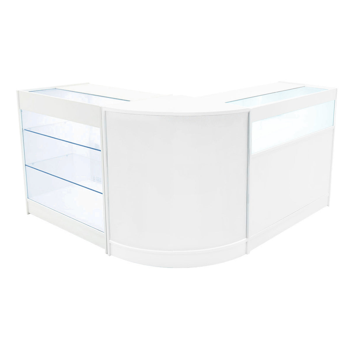Triton LED Shop Counter Set K900, B900 & CM60 - White