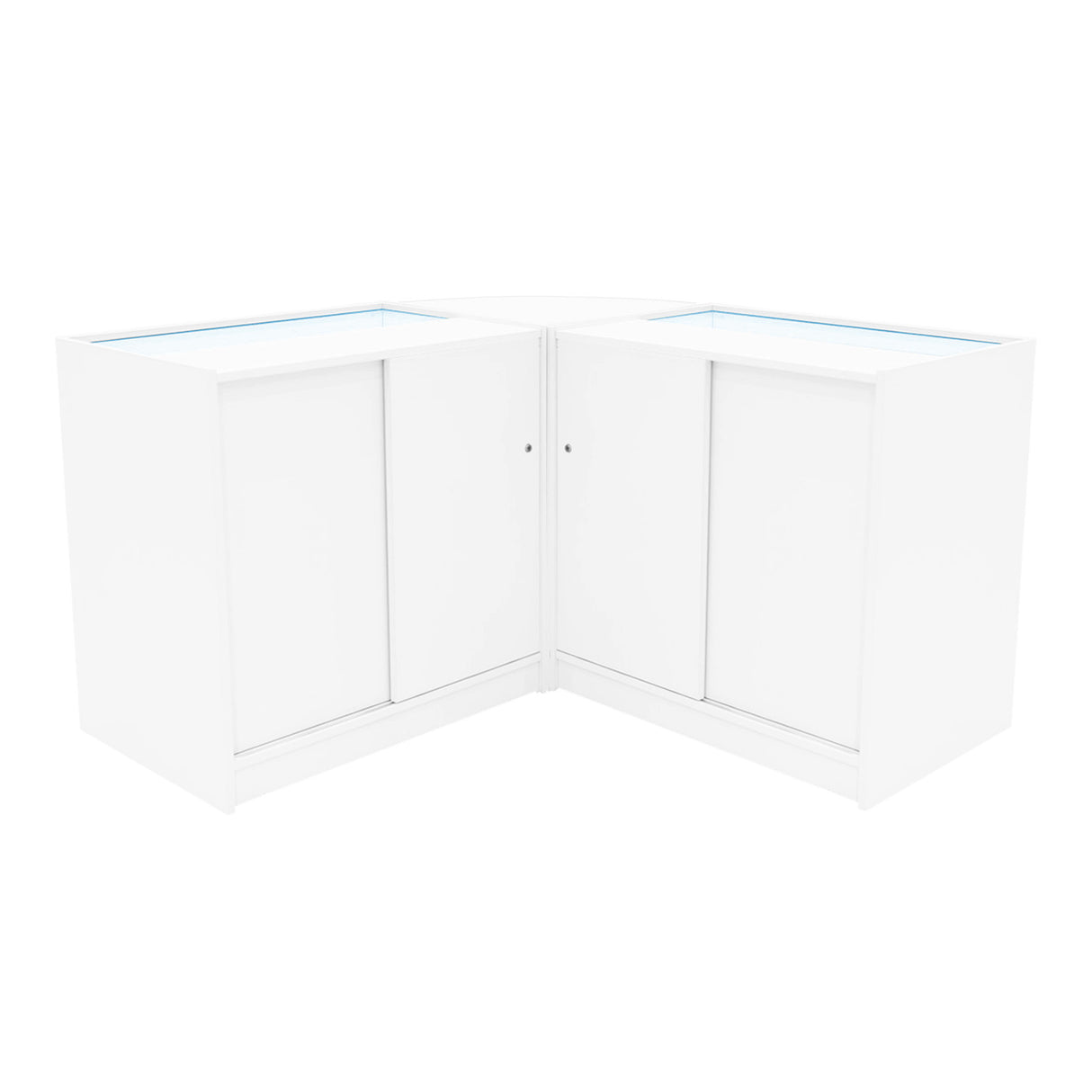 Triton LED Shop Counter Set K900, B900 & CM60 - White