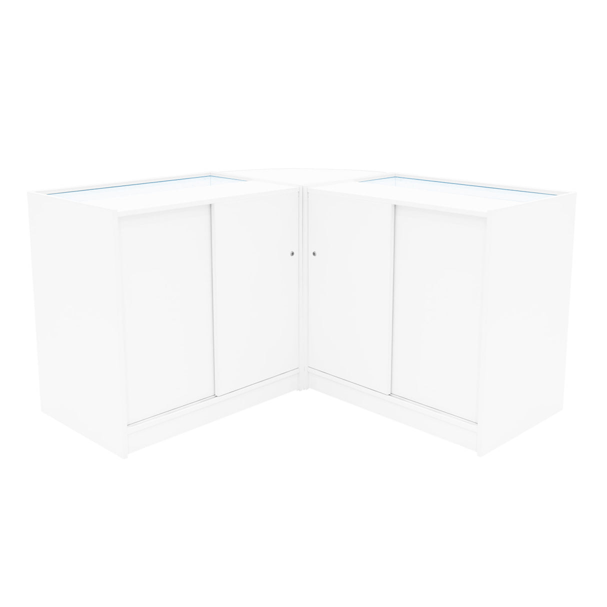 Hera LED Shop Counter Set K900, C900 & CM60 - White