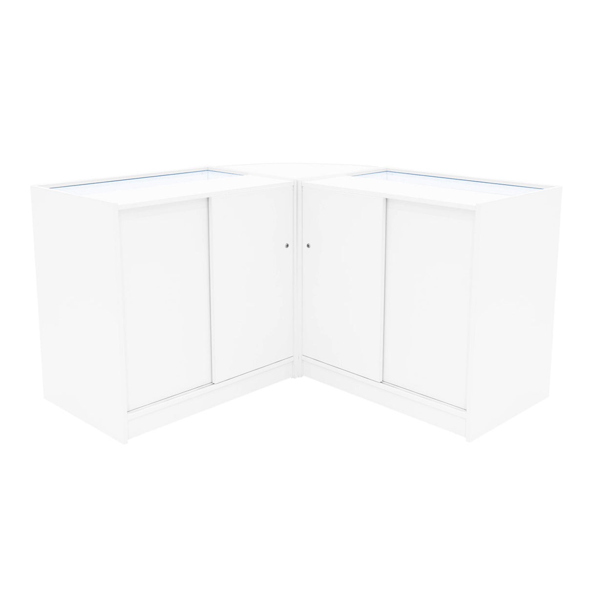 Theseus LED Shop Counter Set LM60 & 2 x B900 - White