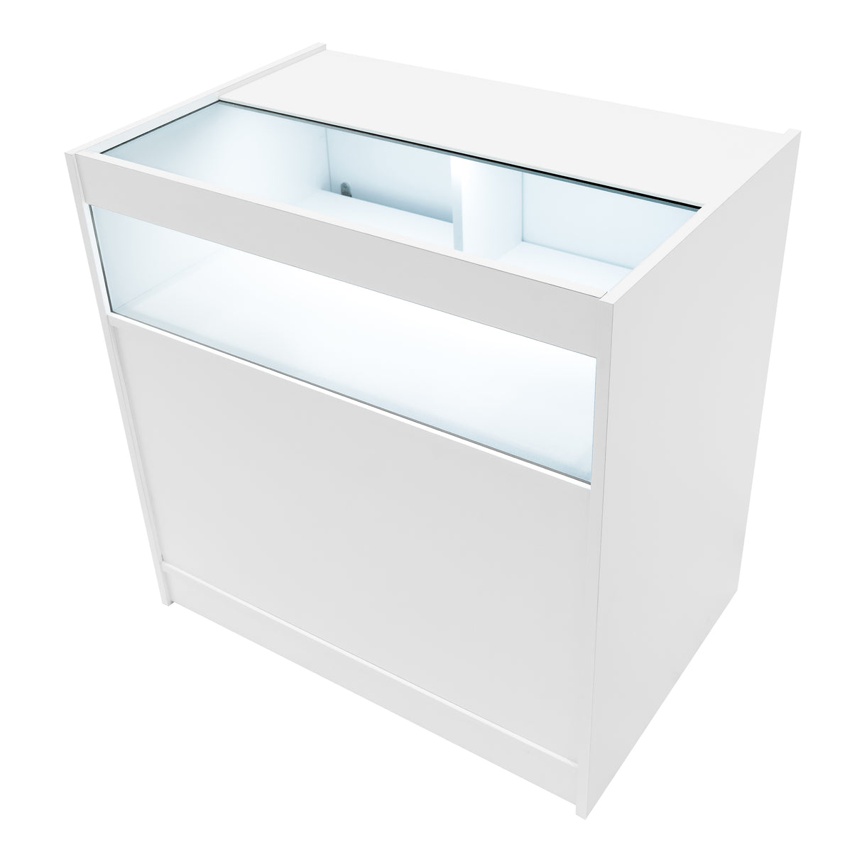 Europa LED Shop Counter Set B900, C900, TB60 & LM60 - White