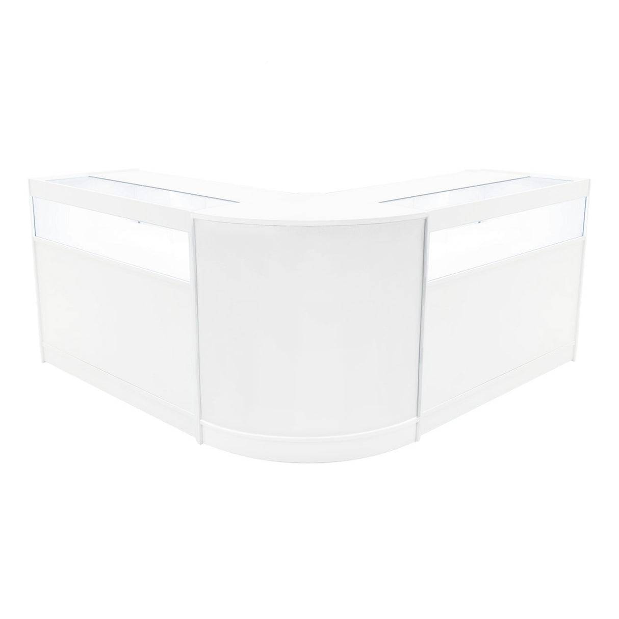 Iris LED Shop Counter Set CM60 & 2 x B1200 - White