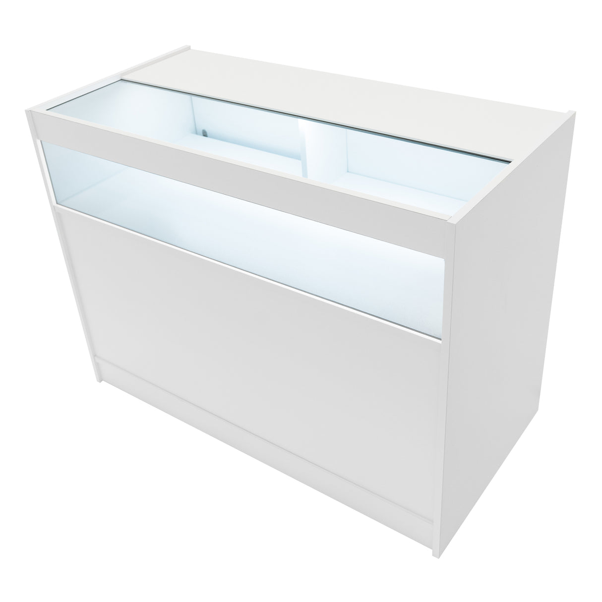 Iris LED Shop Counter Set CM60 & 2 x B1200 - White