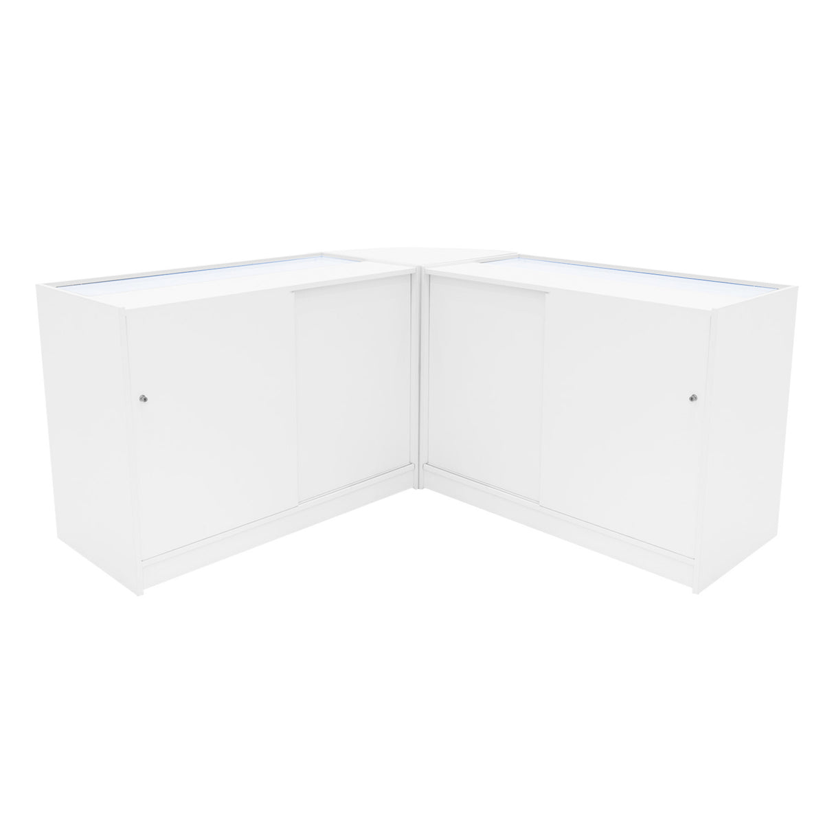 Theseus LED Shop Counter Set LM60 & 2 x B1200 - White