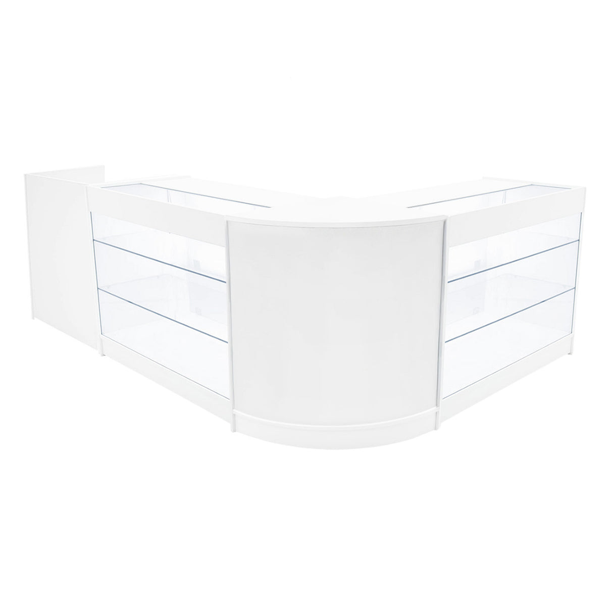 Aries LED Shop Counter Set CM60, TB60 & 2 x K1200 - White