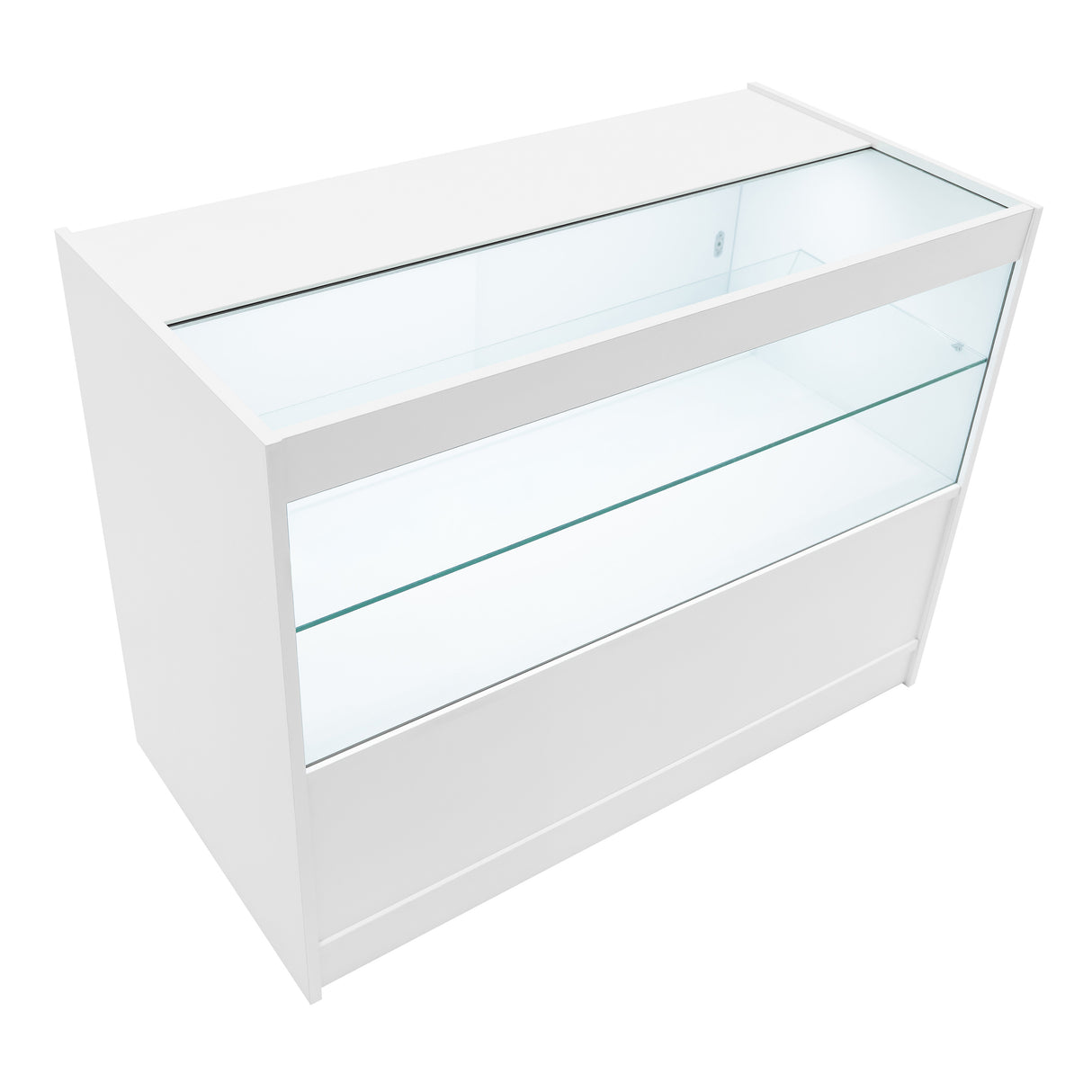 Gravity LED Shop Counter Set B1200, C1200, TB60 & & CM60 - White
