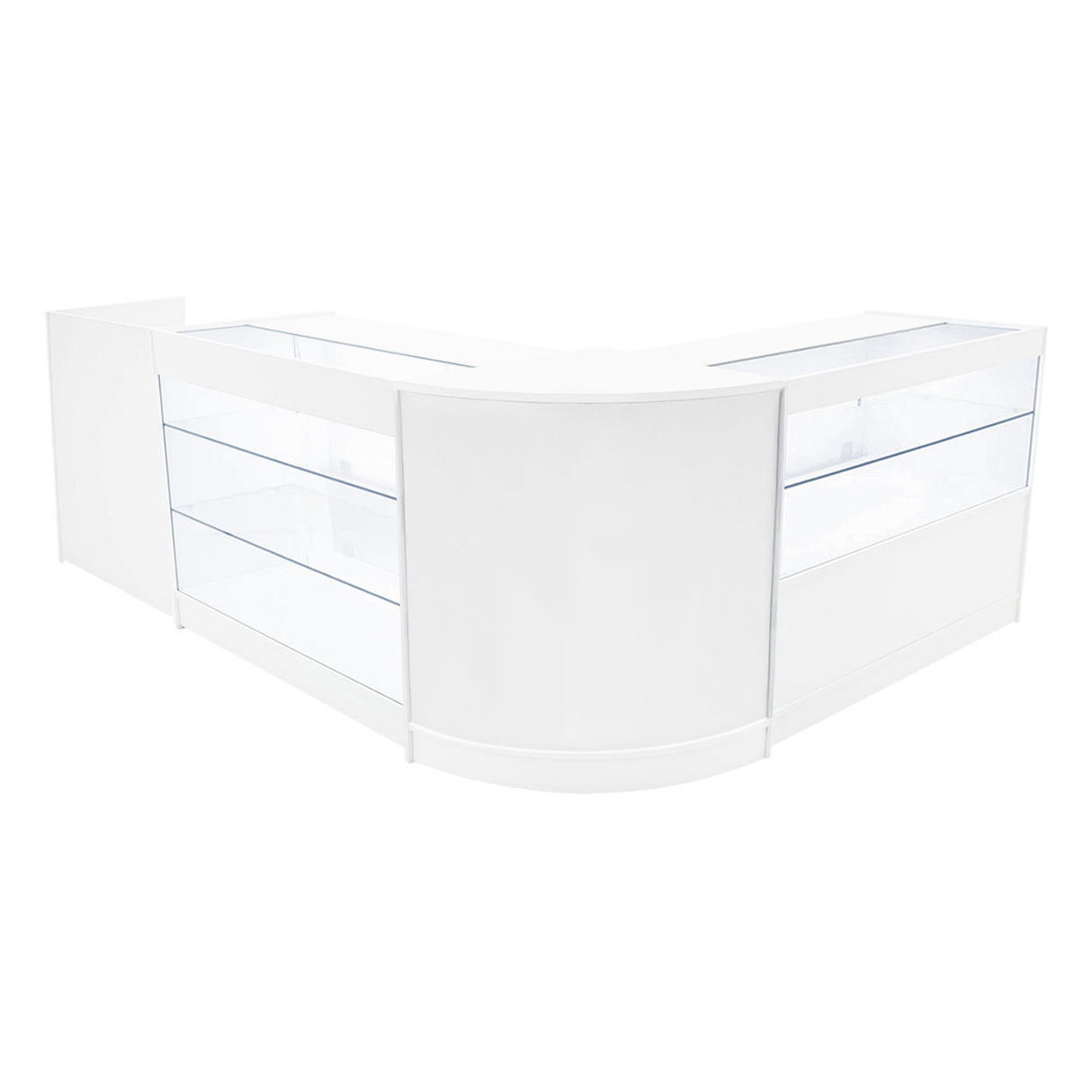 Vega LED Shop Counter Set K1200, C1200, TB60 & CM60 - White