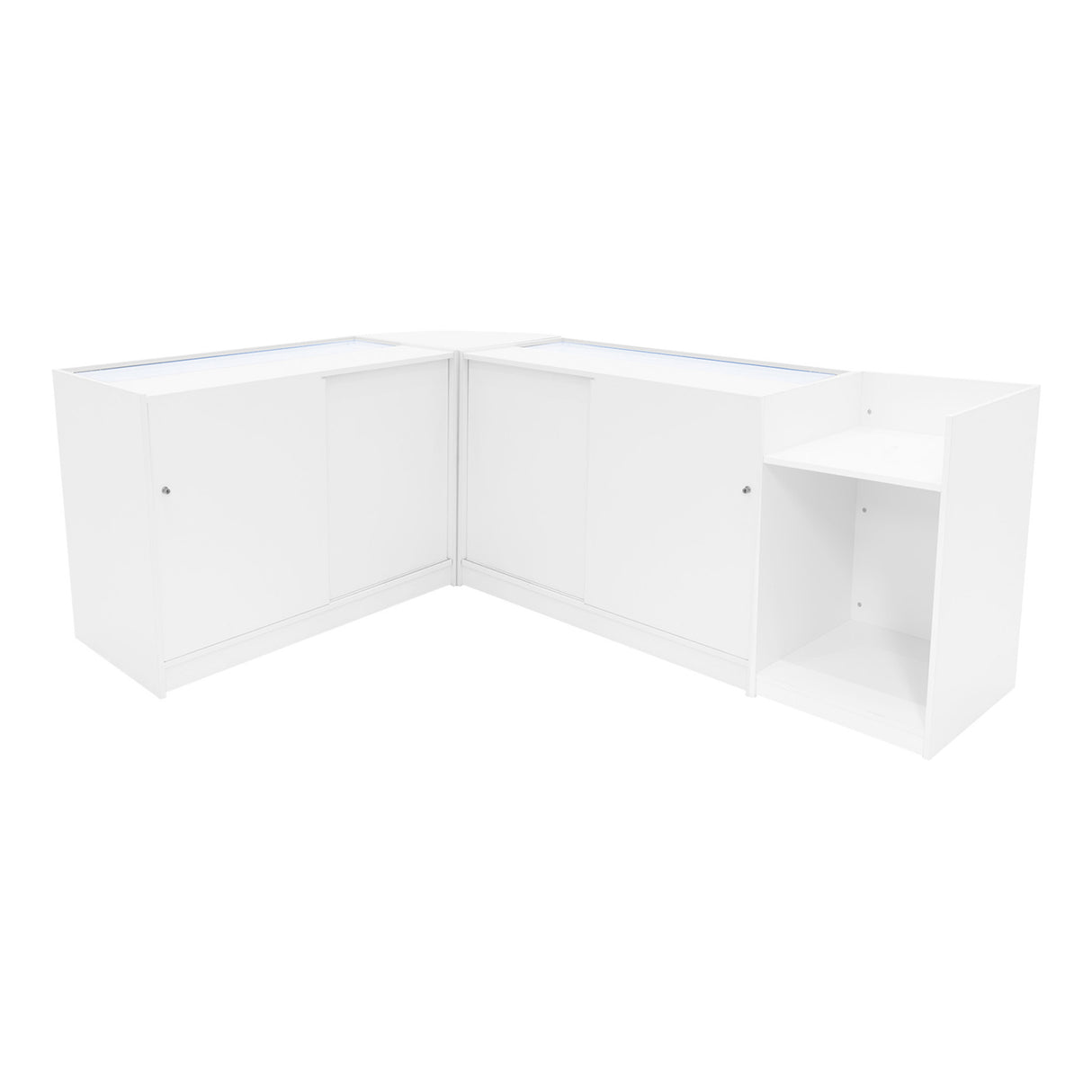 Theia LED Shop Counter Set K1200, C1200, TB60 & LM60 - White