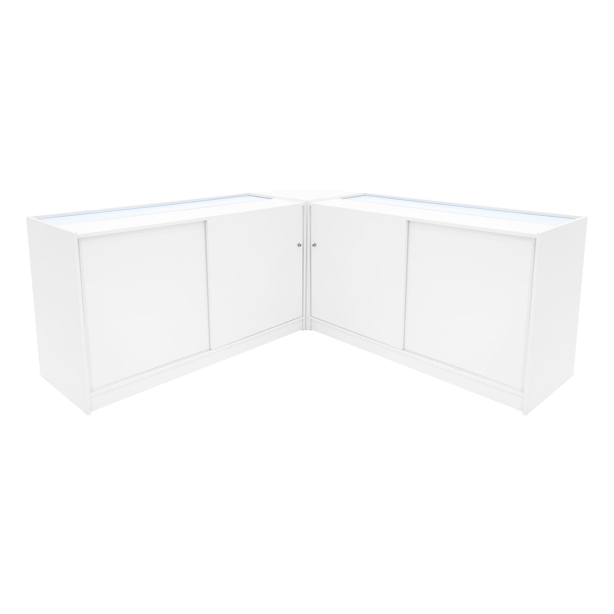 Triton LED Shop Counter Set K1500, B1500 & CM60 - White