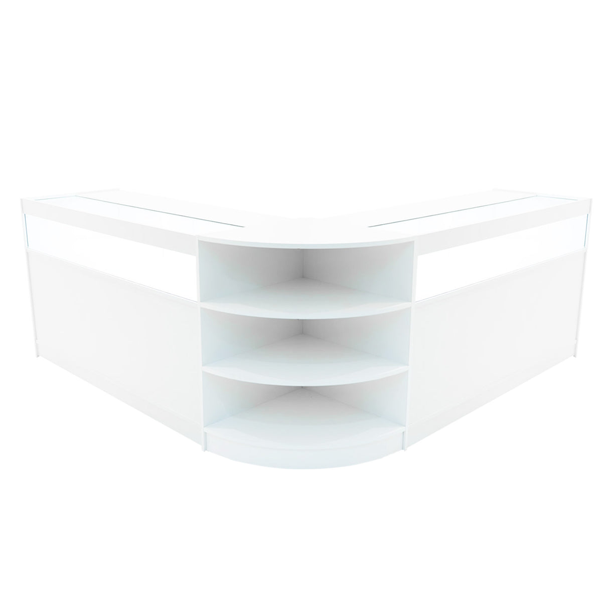 Theseus LED Shop Counter Set LM60 & 2 x B1500 - White