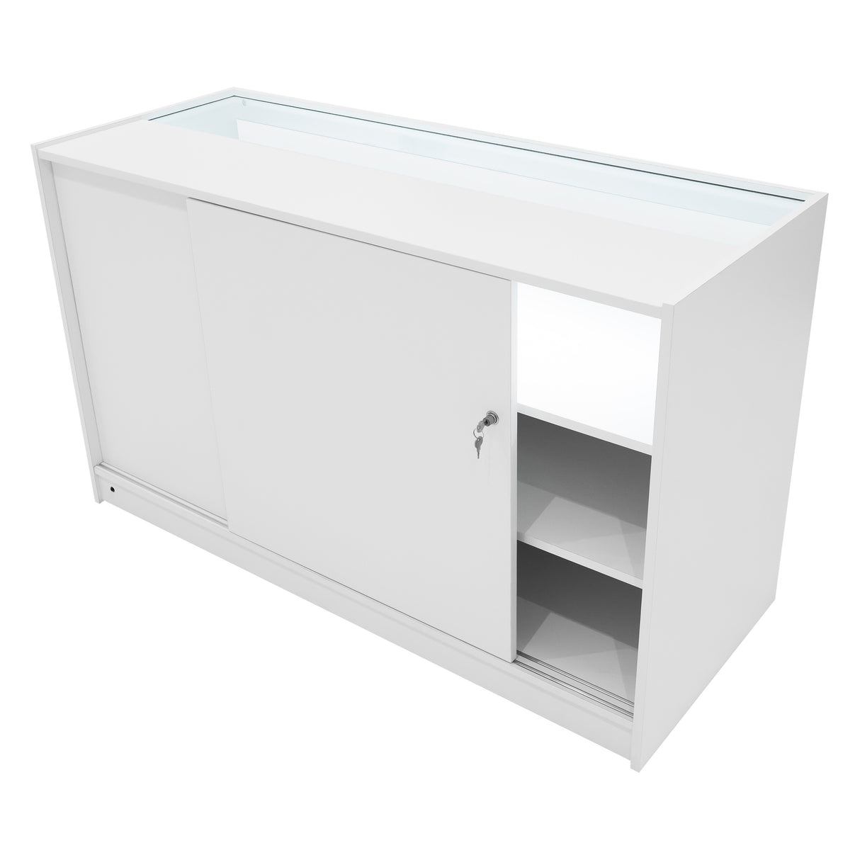 Theseus LED Shop Counter Set LM60 & 2 x B1500 - White