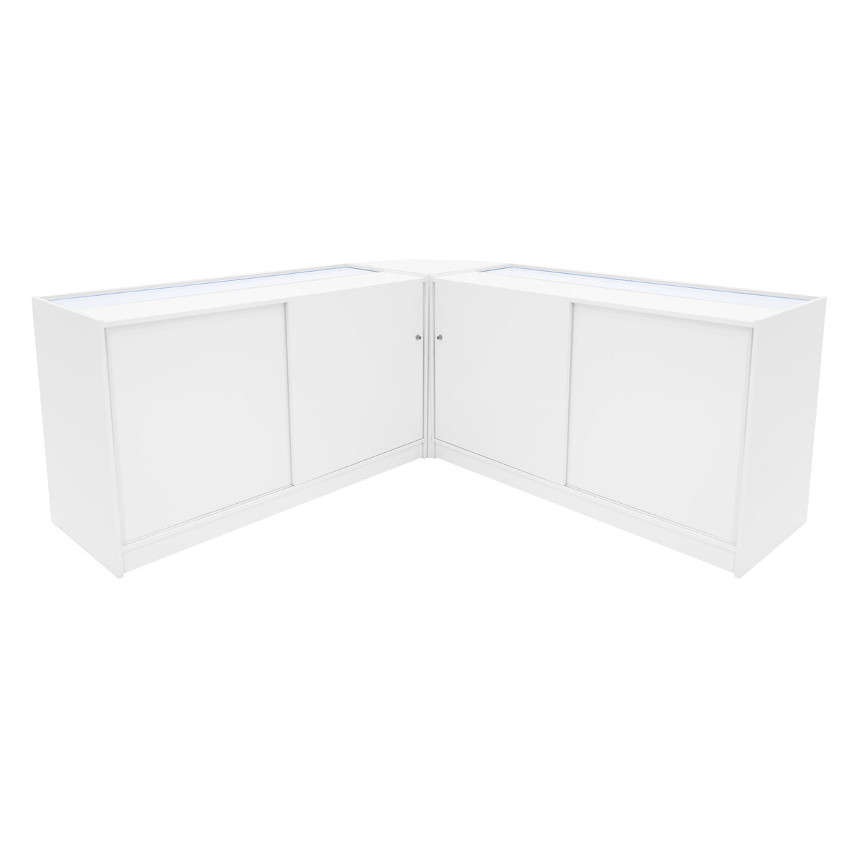 Theseus LED Shop Counter Set LM60 & 2 x B1500 - White