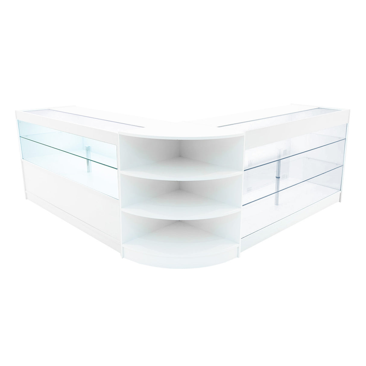 Calliope LED Shop Counter Set K1500, C1500 & LM60 - White