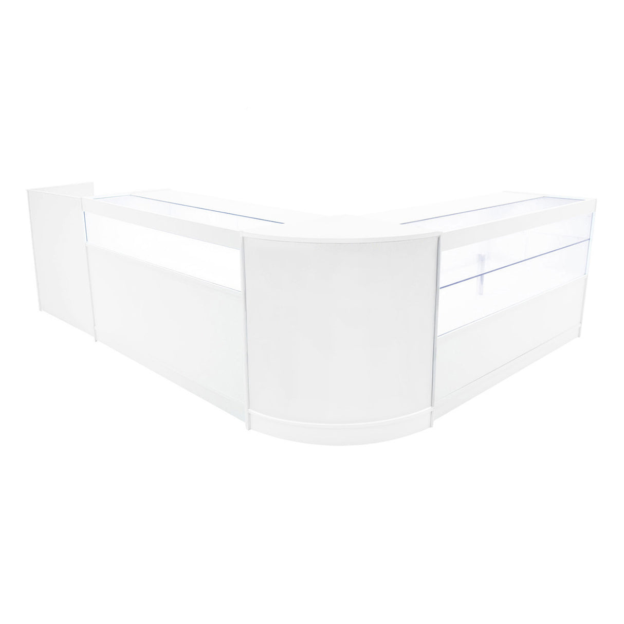Gravity LED Shop Counter Set B1500, C1500, TB60 & CM60 - White
