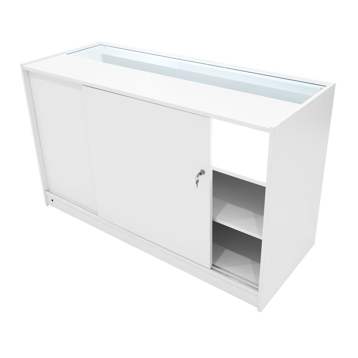 Vega LED Shop Counter Set K1500, C1500, TB60 & CM60 - White