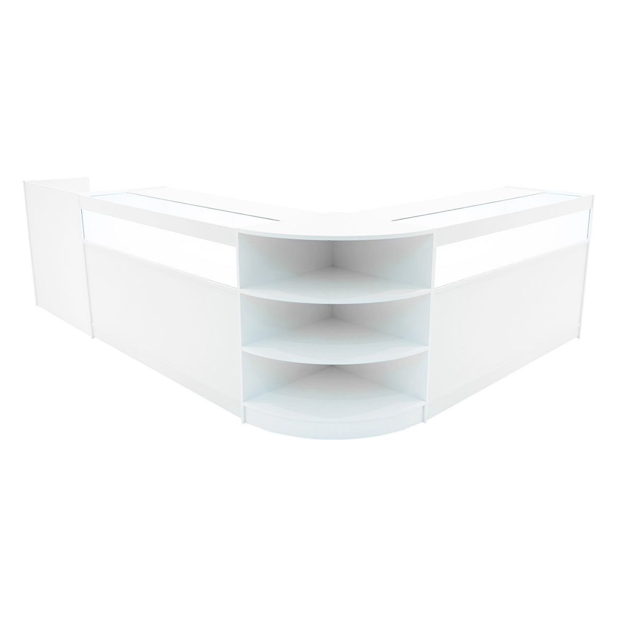 Sagittarius LED Shop Counter Set LM60, TB60 & 2 x B1500 - White