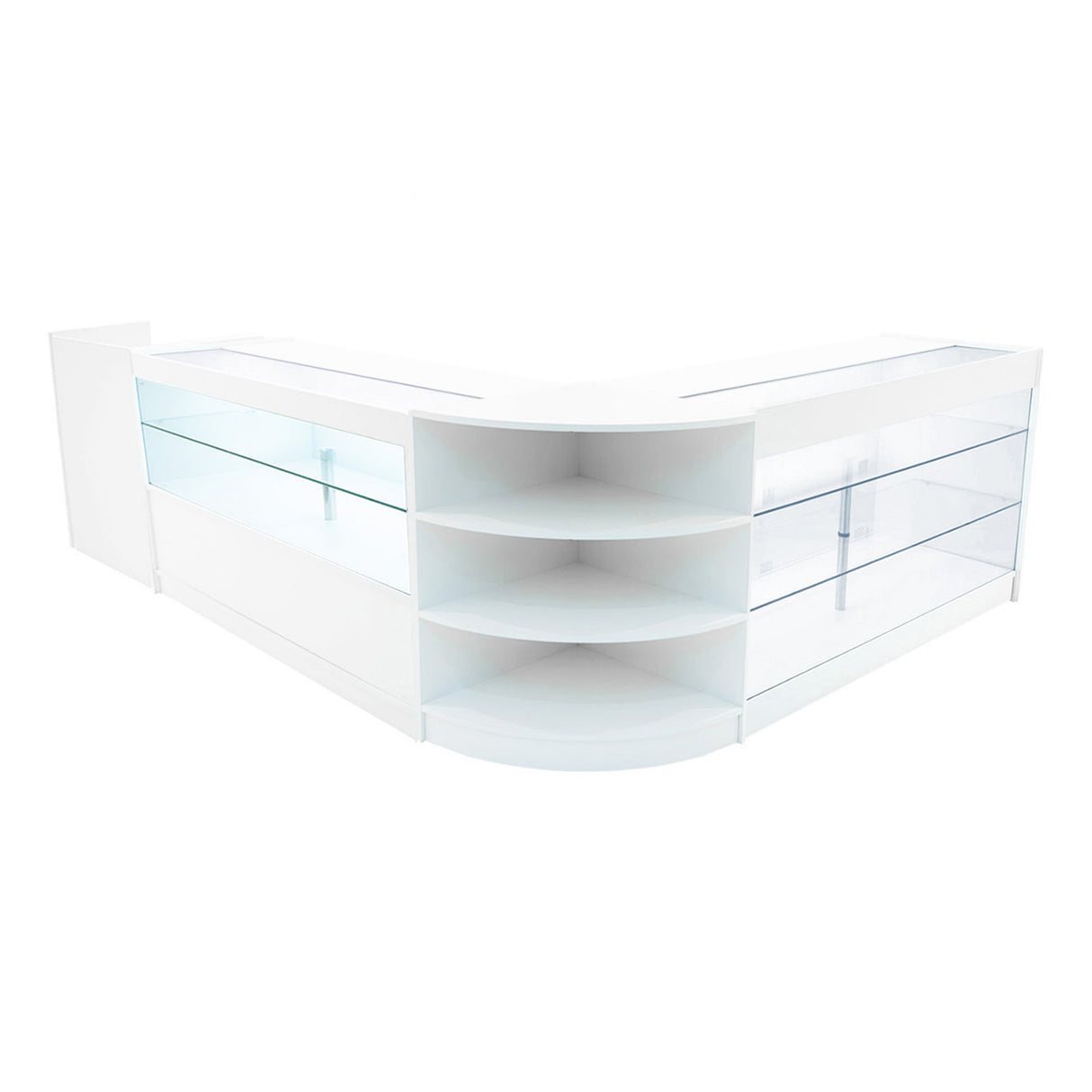 Theia LED Shop Counter Set K1500, C1500, TB60 & LM60 - White