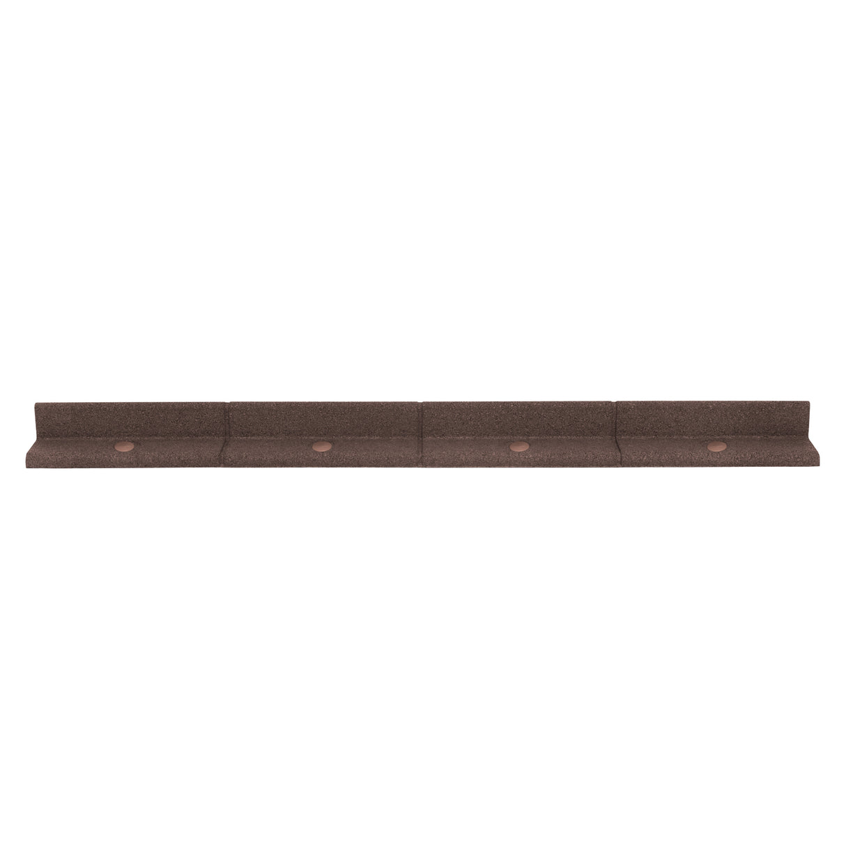Flexible Lawn Edging 14 x 1.2m With Mallet - Brown