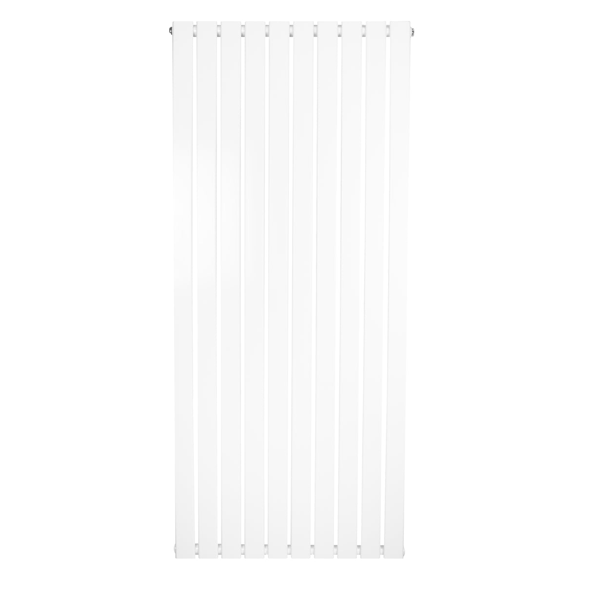 Sleek white flat single column radiator measuring 1600 x 700mm with vertical panels and a smooth, modern finish