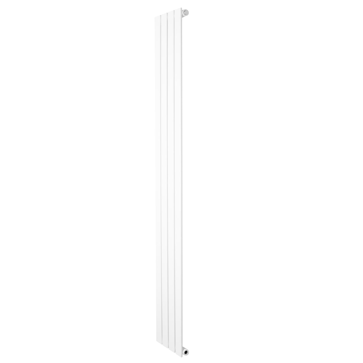 Sleek white flat single column radiator measuring 1800 x 280mm, featuring a smooth finish and modern design for efficient heating