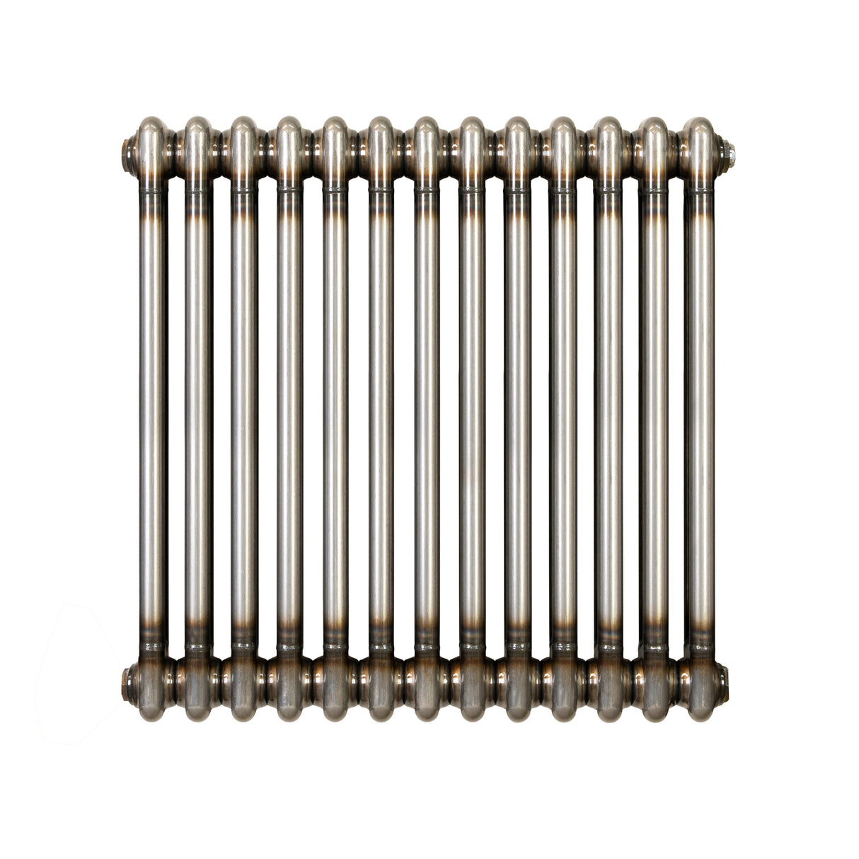 Traditional 2 Column Radiator - 600 x 605mm - Raw Metal
