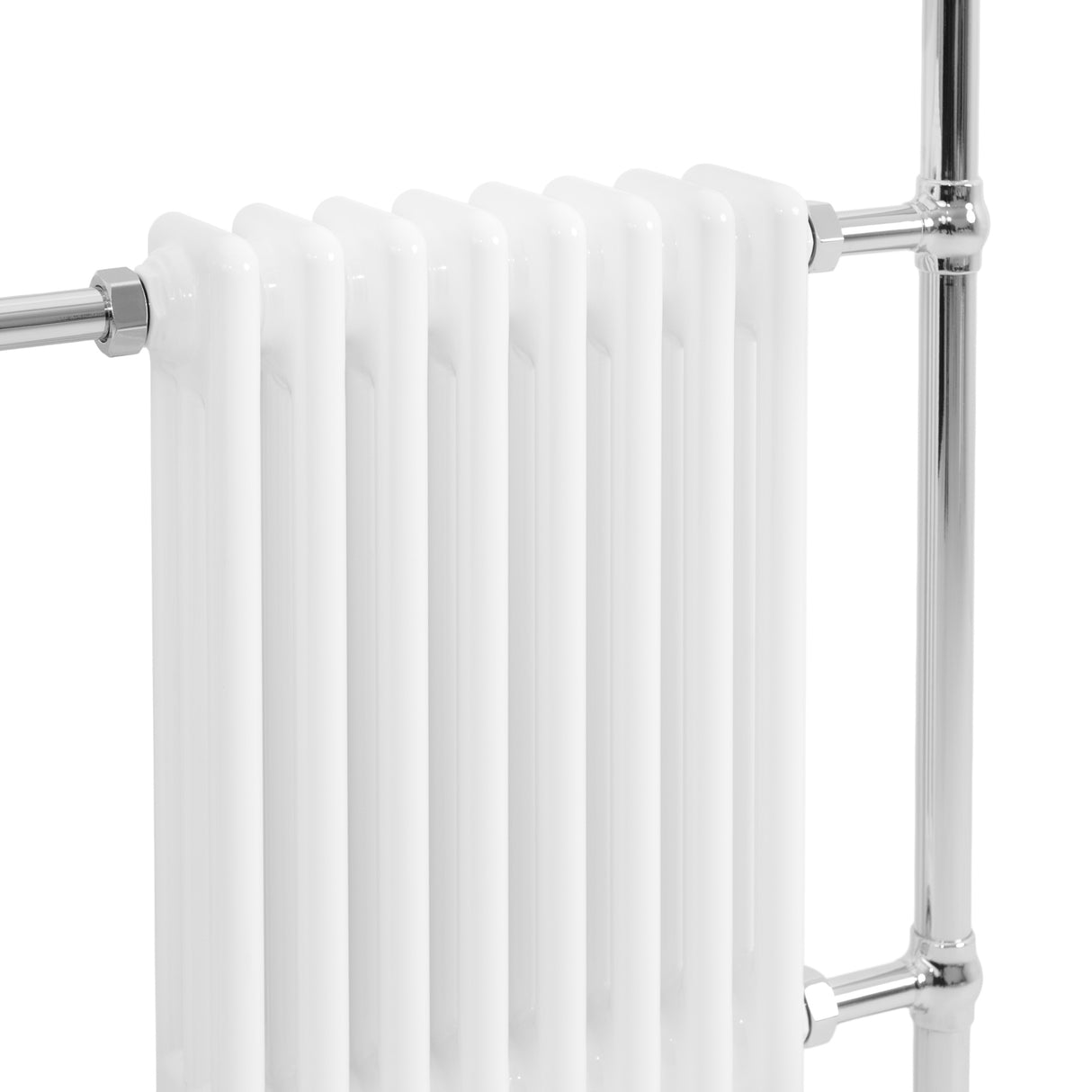Traditional Heated Towel Rail Radiator – 950mm x 660mm – White