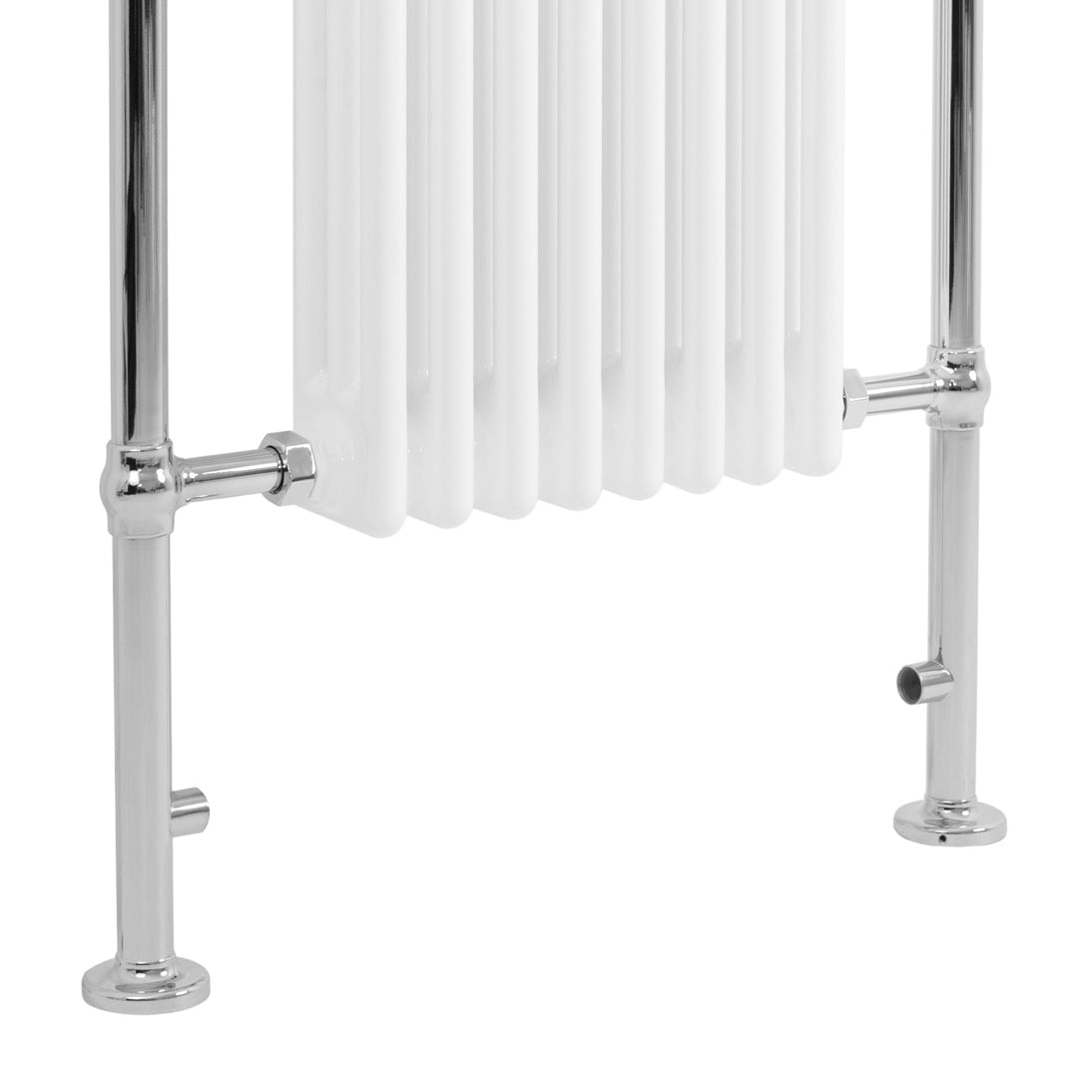 Traditional Heated Towel Rail Radiator – 950mm x 660mm – White