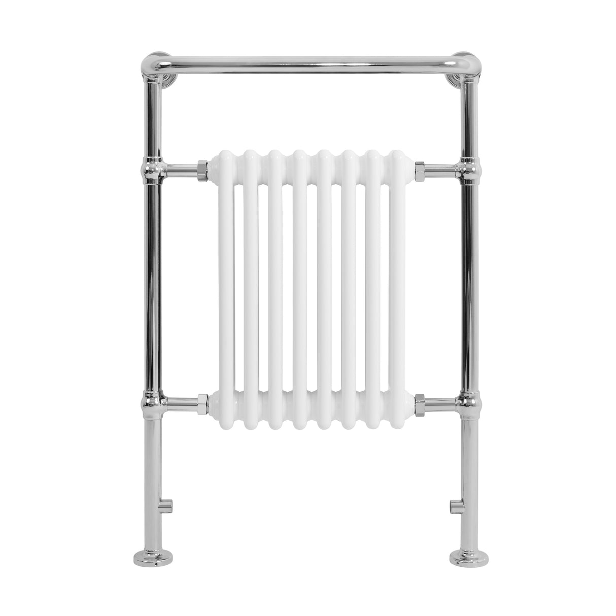 Traditional Heated Towel Rail Radiator – 950mm x 660mm – White