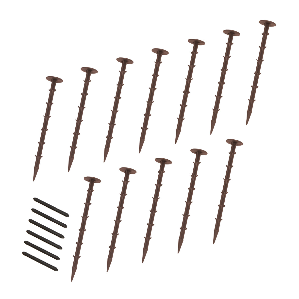 Flexible Lawn Edging 4 x 1.2m - Brown