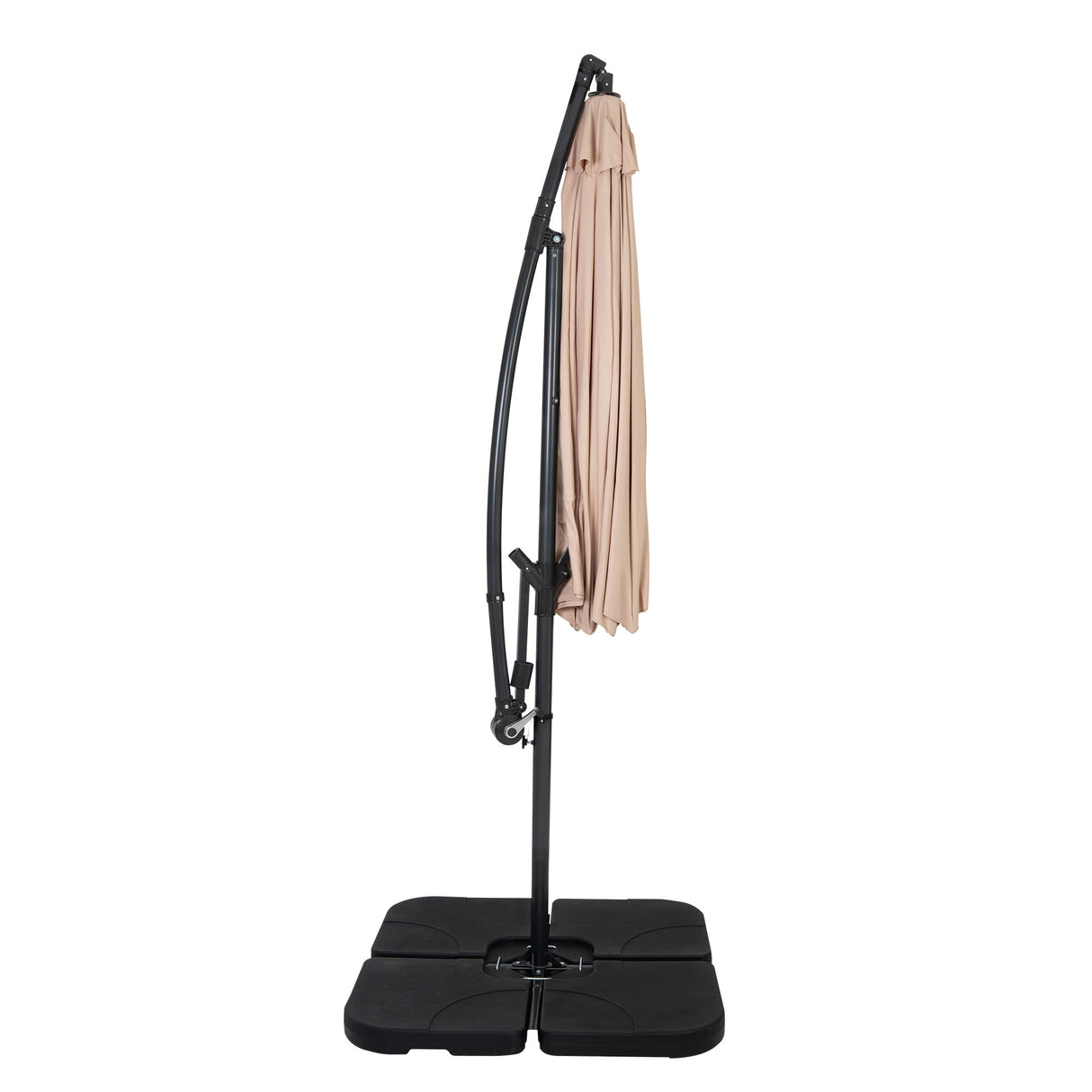 Cantilever Parasol 3m With Square Base – Beige