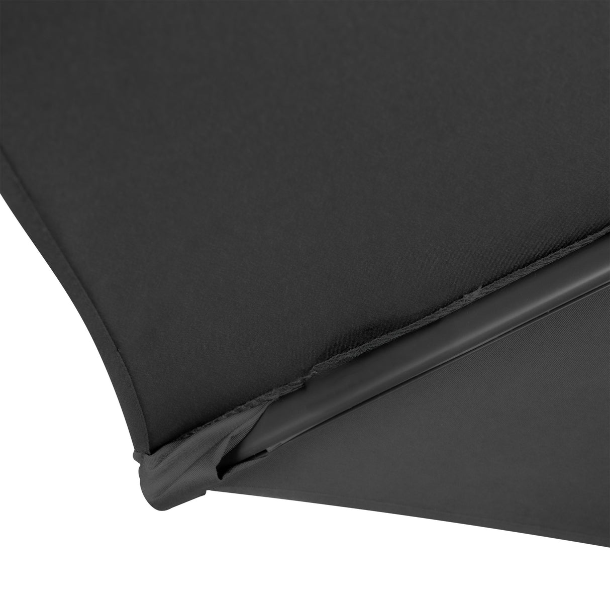 Cantilever Parasol 3m With Half Fan Base – Grey