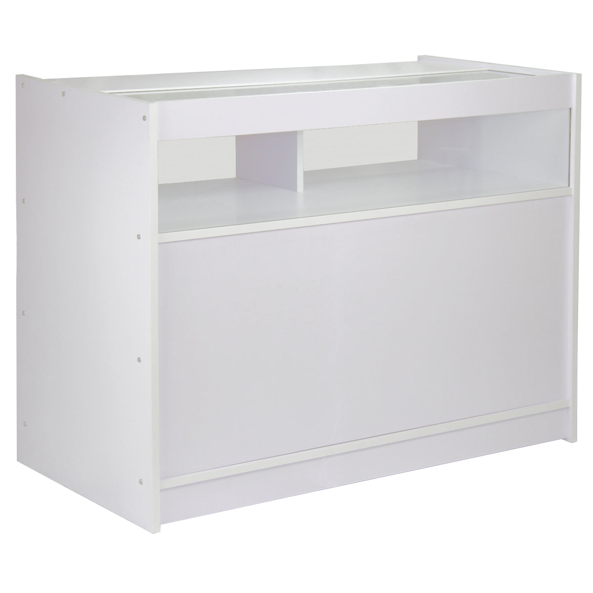 Fusion Brilliant White Shop Counter & Retail Display Set