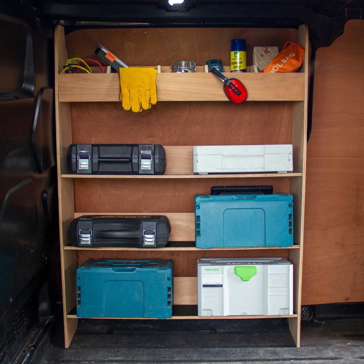 Ford Transit Custom Divider Racking & Toolbox Van Racking