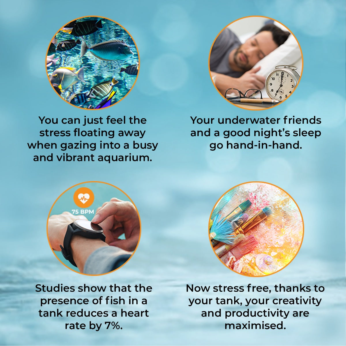 Aquarium Fish Tank & Cabinet - White