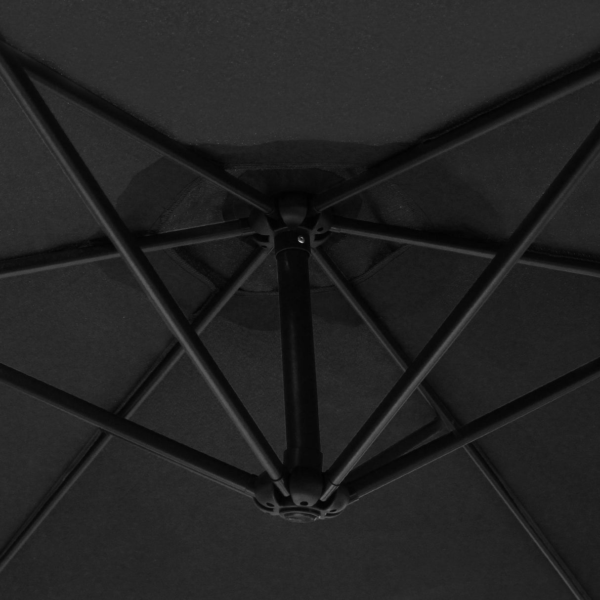 Black Cantilever Parasol