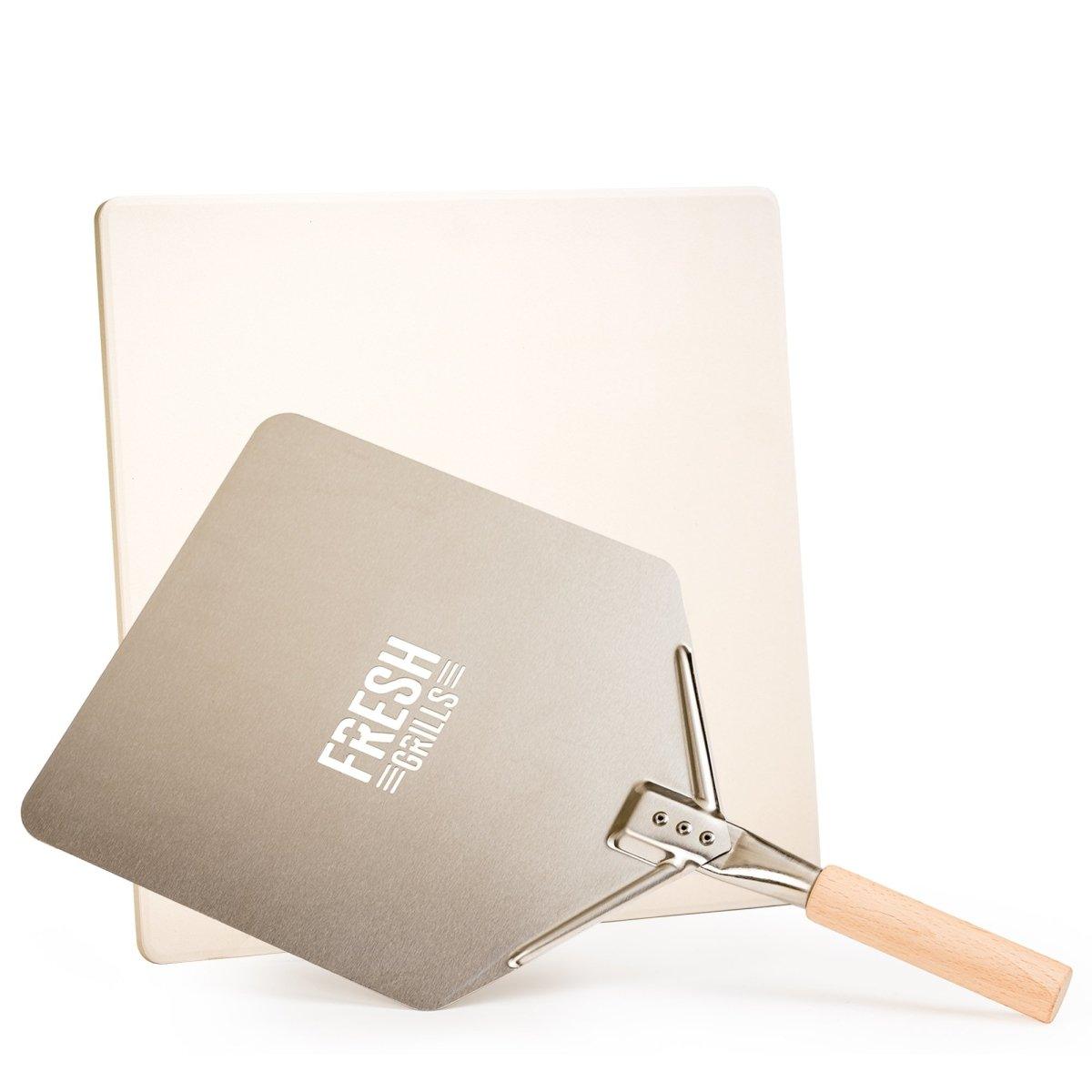 Pizza Peel and Stone Set