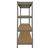Monster Racking Q-Rax Heavy Duty Storage Shelving, 160cm W, 60cm D, Grey