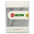 FlexiSTARTER Sign Making Software box featuring a sleek gray design, vibrant green logo, and modern graphic elements on the cover