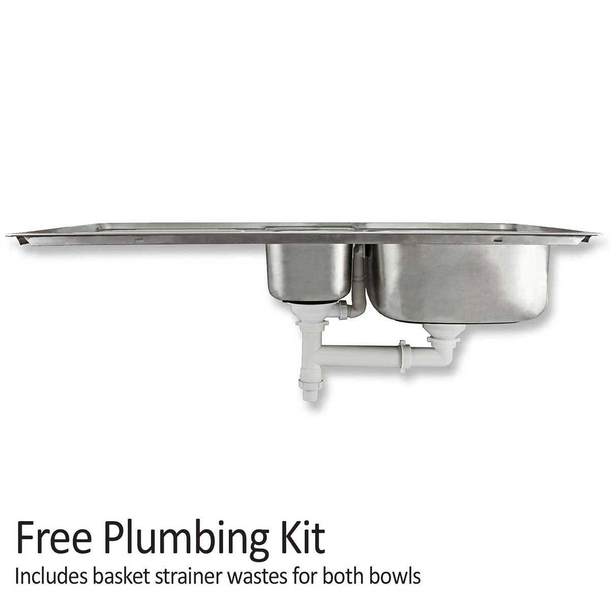 Kukoo Steel Sink and Rainbow Tap