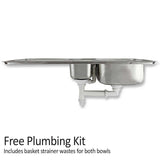 Kukoo Steel Sink and Rainbow Tap