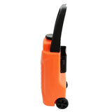 Bright orange MAXBLAST 30L cleaning water trolley with a sturdy black handle and smooth wheels for easy maneuverability
